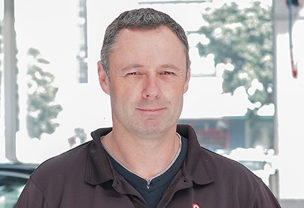 portrait of Ken Mackey, Gazley Škoda Head Škoda Technician