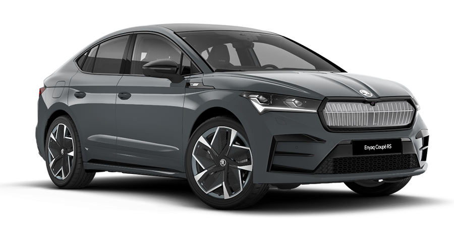 PNG Render of a Enyaq RS coupe with a transparent background