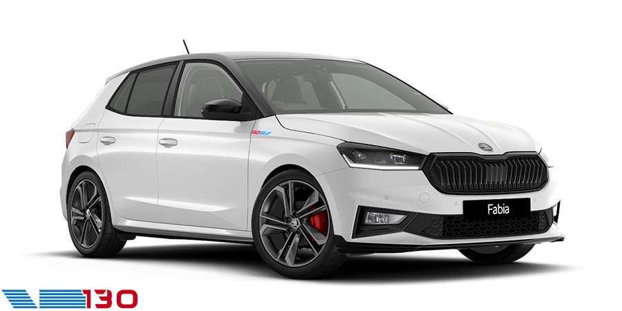 PNG Render of a Fabia 130 edition with a transparent background