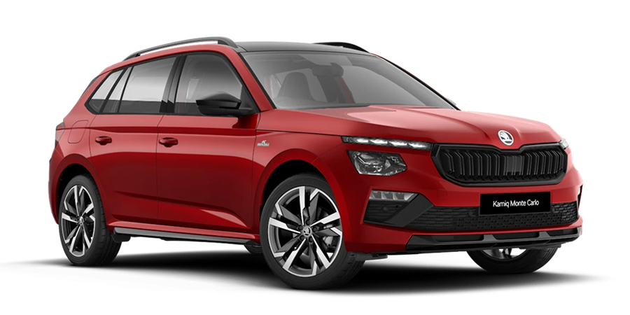 PNG Render of a Kamiq Monte Carlo with a transparent background