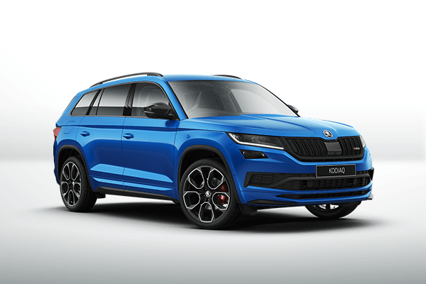 Render of a Kodiaq RS on a white background