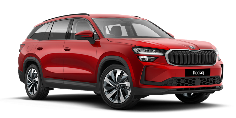 PNG Render of a Kodiaq m-Hybrid+ with a transparent background